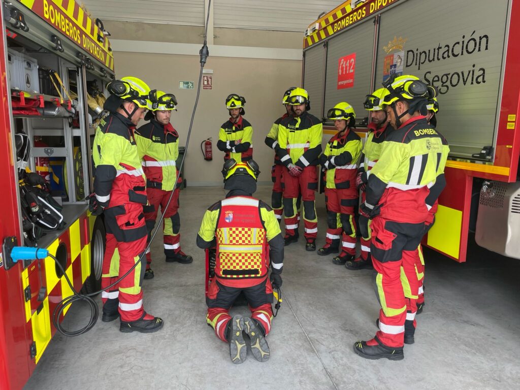 Formación bomberos Diputación de Segovia
