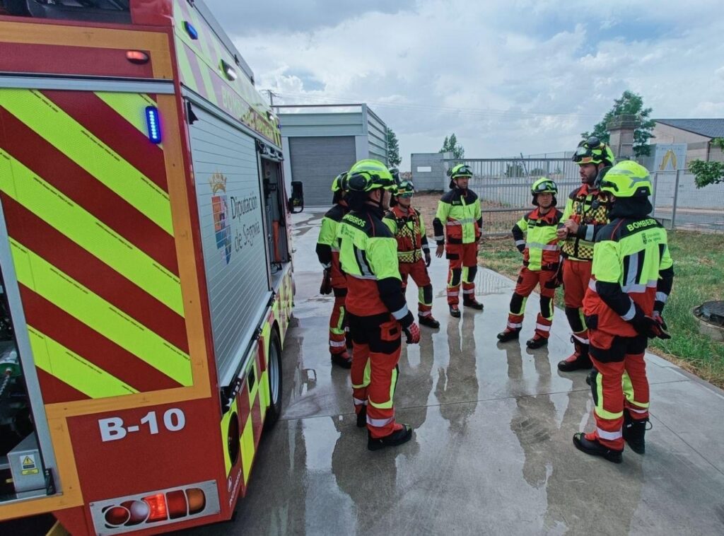 Formación bomberos Diputación de Segovia