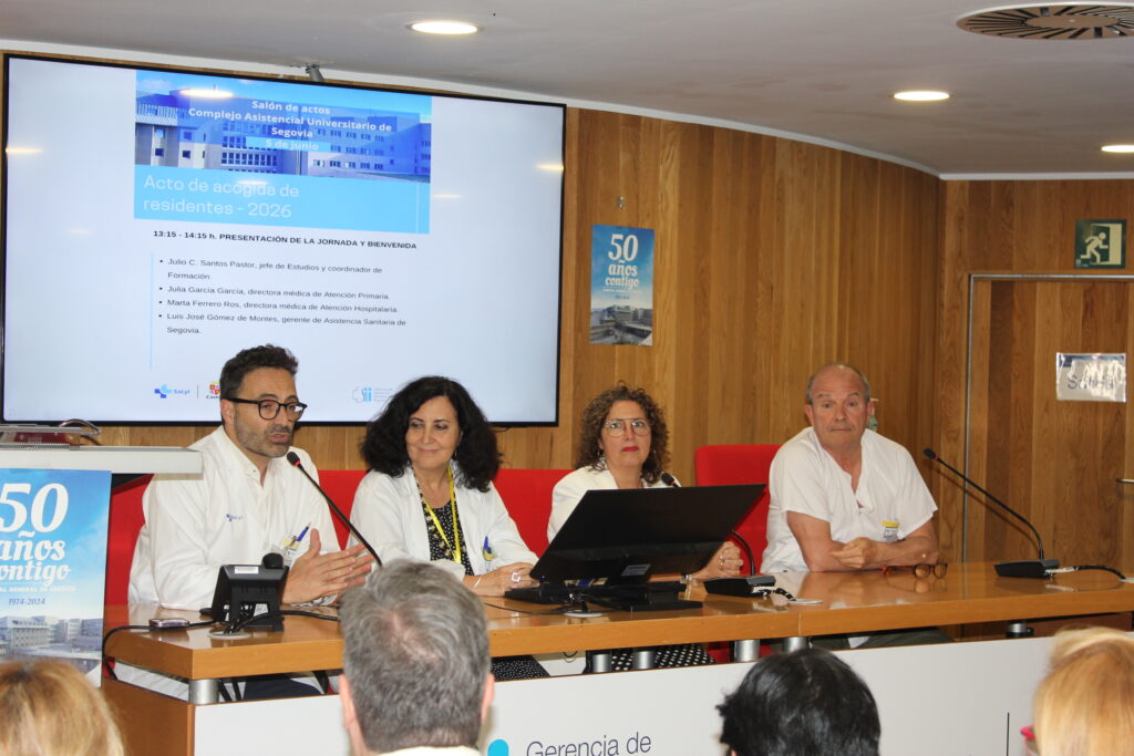 Acto de acogida de los nuevos residentes del Hospital de Segovia