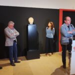 Presentacion busto romano Galieno en el Museo de Segovia