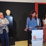 Presentacion busto romano Galieno en el Museo de Segovia