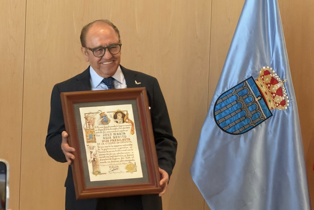 Nombramiento José María Ruiz hijo predilecto de Segovia