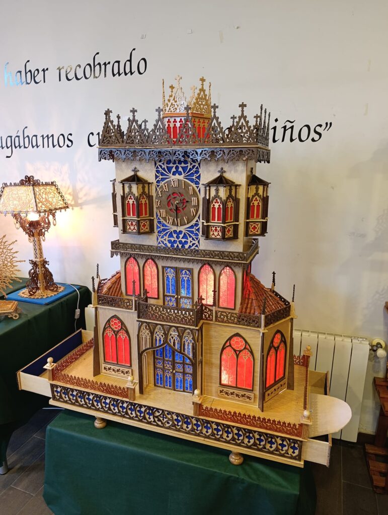 Exposición marquetería en Villacastin