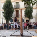 Exhibición corta de troncos en el Real Sitio de San Ildefonso IMG/Club de Cortadores de Valsaín