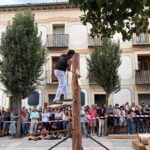 Exhibición corta de troncos en el Real Sitio de San Ildefonso IMG/Club de Cortadores de Valsaín