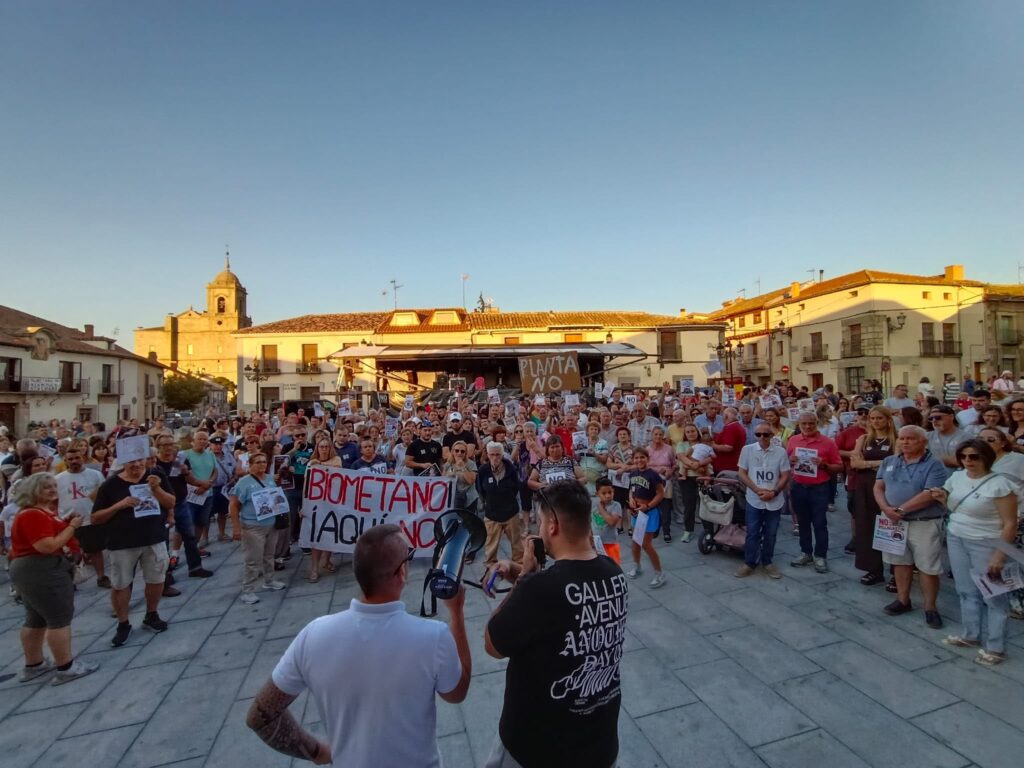 Concentración contra la planta de Bioagás de Villacastín_NP Plataforma STOP Biogás Villacastín