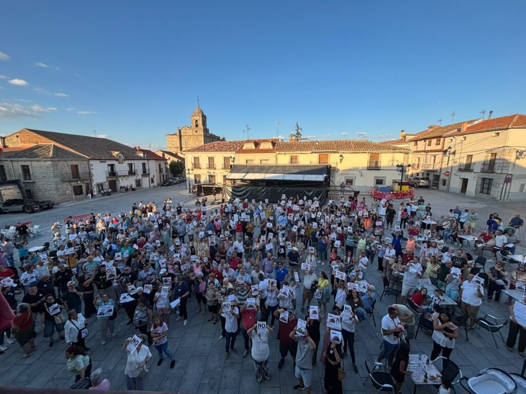 Concentración contra la planta de Bioagás de Villacastín_NP Plataforma STOP Biogás Villacastín