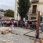 Exhibición corta de troncos en el Real Sitio de San Ildefonso IMG/Club de Cortadores de Valsaín