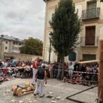 Exhibición corta de troncos en el Real Sitio de San Ildefonso IMG/Club de Cortadores de Valsaín