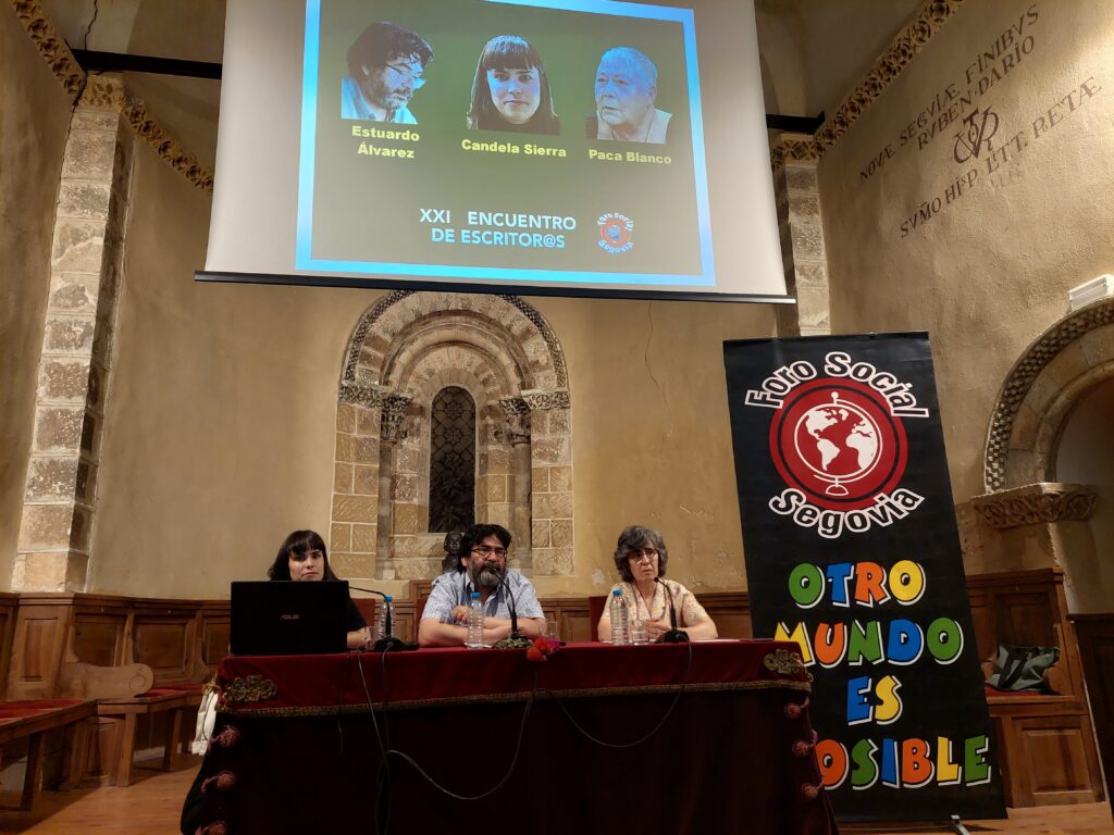 II jornada encuentro de escritores y escritoras en la Real Academia de San Quirce NP Foro Social de Segovia