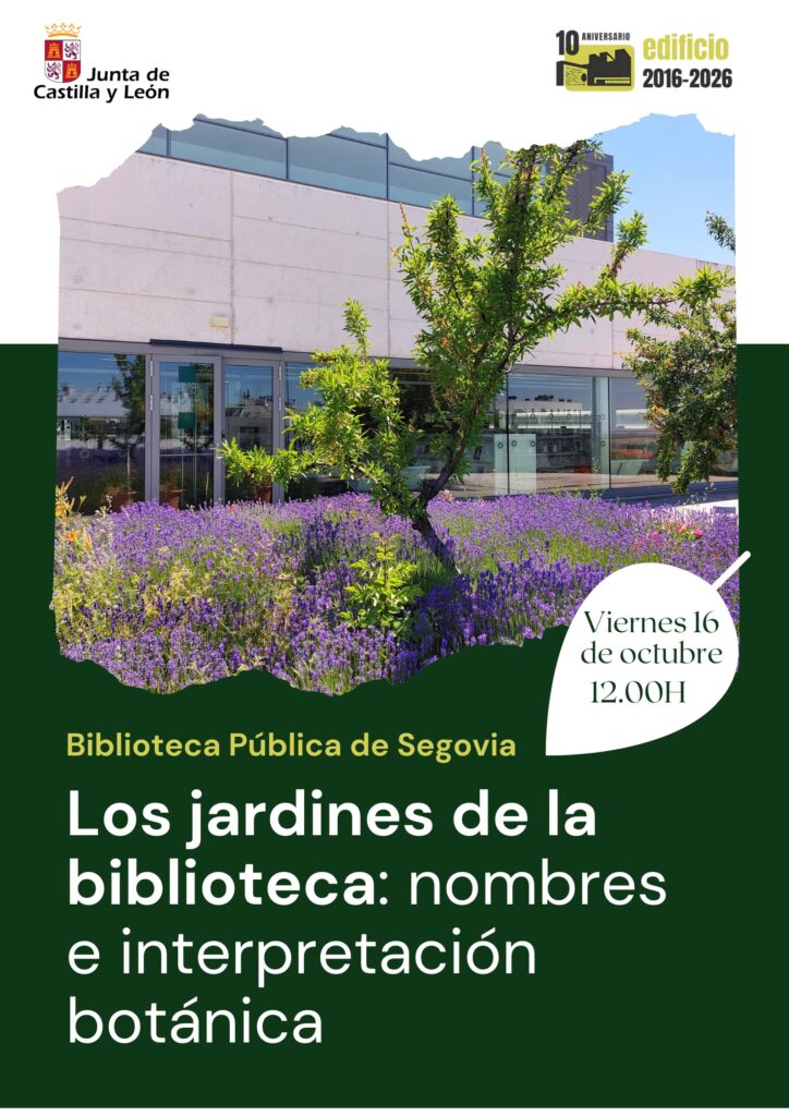 Programación Día de la Biblioteca de la Biblioteca Pública de Segovia